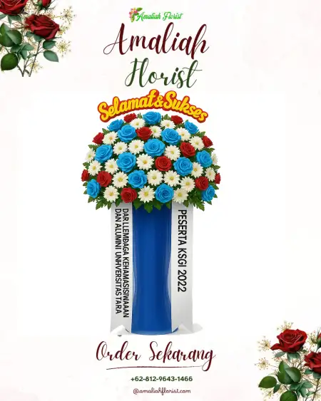 Standing Flowers Gedung Pewayangan Kautaman Tmii